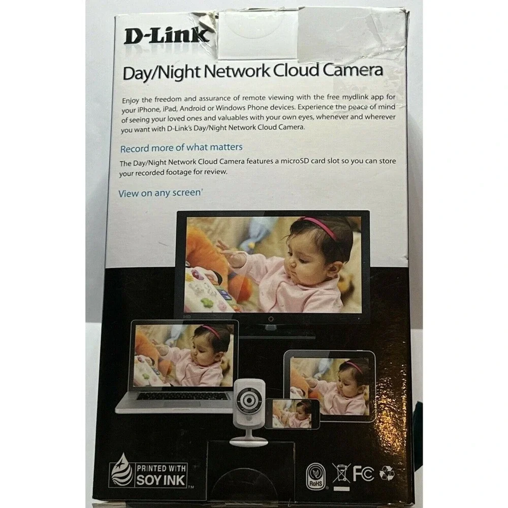 D-Link Record & Playback Wi-Fi Camera with Remote Viewing (DCS-942L)